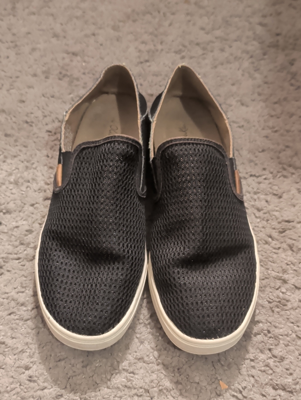 Olukai Women's Black Slip-On Mesh Sneakers- Size 10